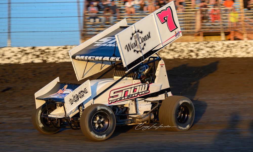 Michael drives Clayton Snow Racing to a topfive at Marysville
