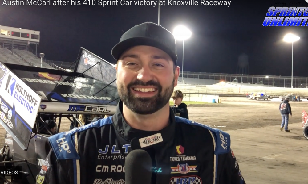 VIDEO: Austin McCarl discusses Saturday's emotional win at Knoxville ...